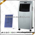 Solar AC/DC Cooler,Solar Rechargeable Air Cooling Fan, Desert Air Cooling